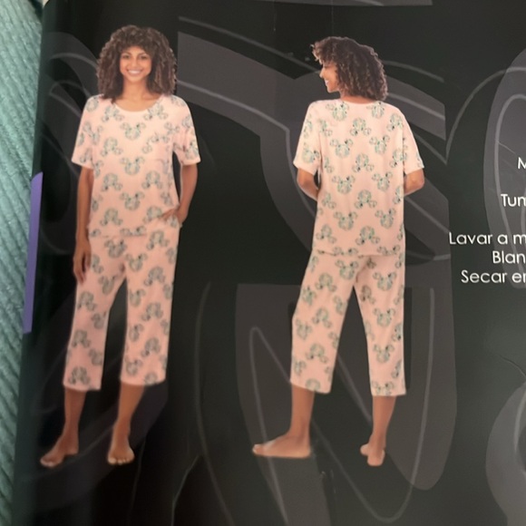 NWT Disney Micky Mouse Capri Pajama Set & Marc New York Ribbed Joggers Sz XS - Picture 9 of 13